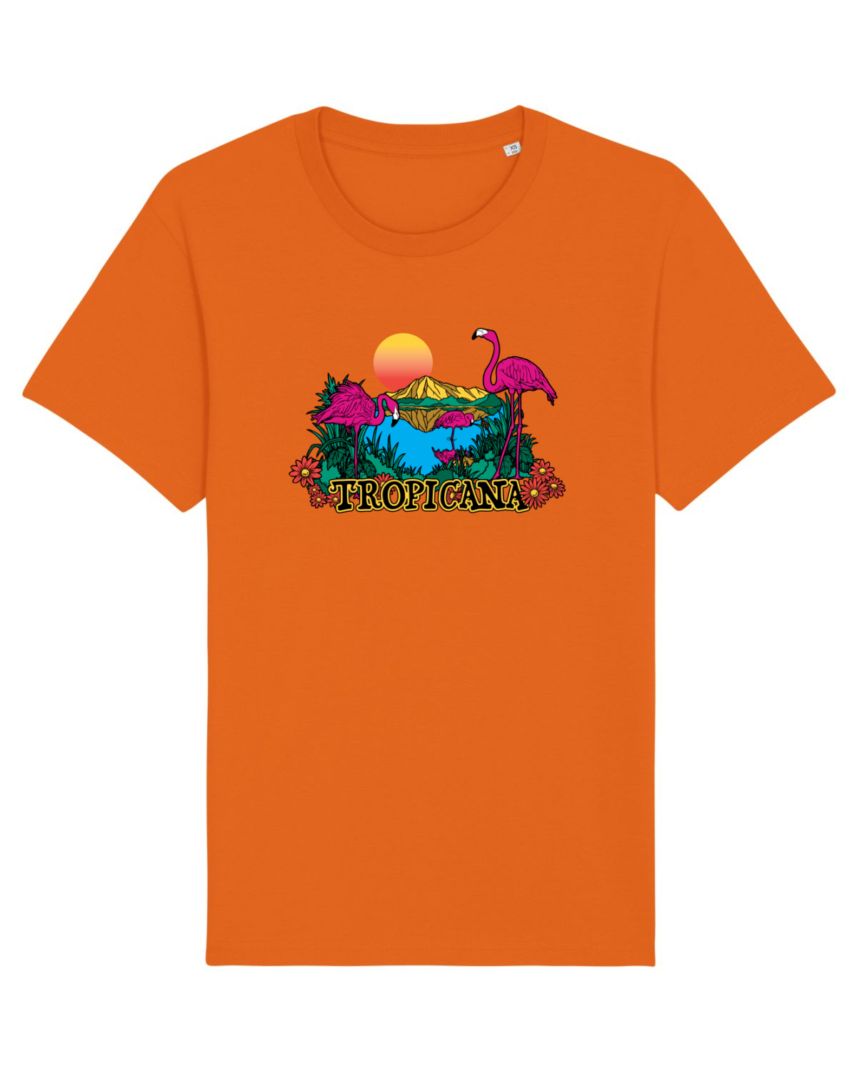 Tricou mânecă scurtă Unisex Rocker Bright Orange