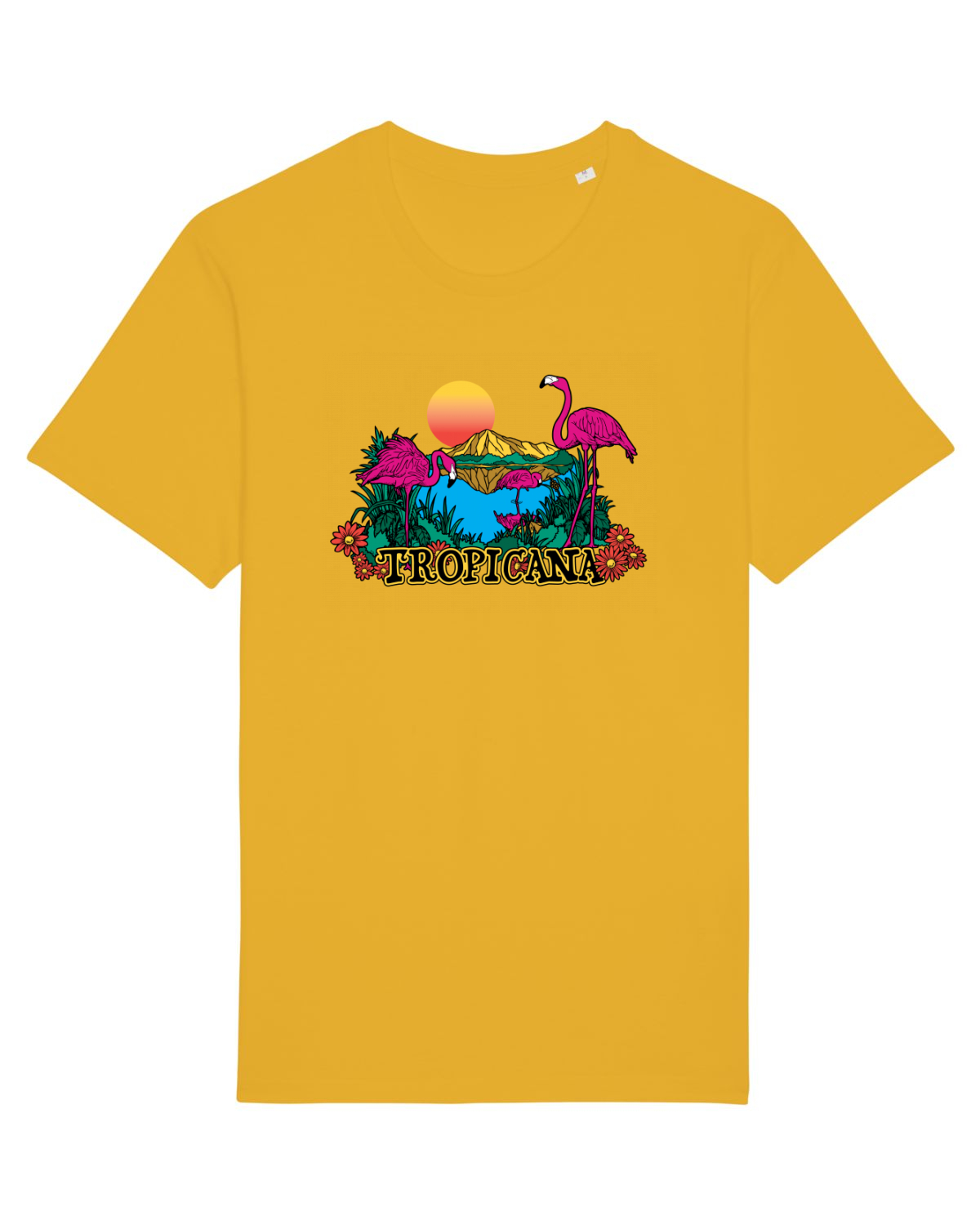 Tricou mânecă scurtă Unisex Rocker Spectra Yellow