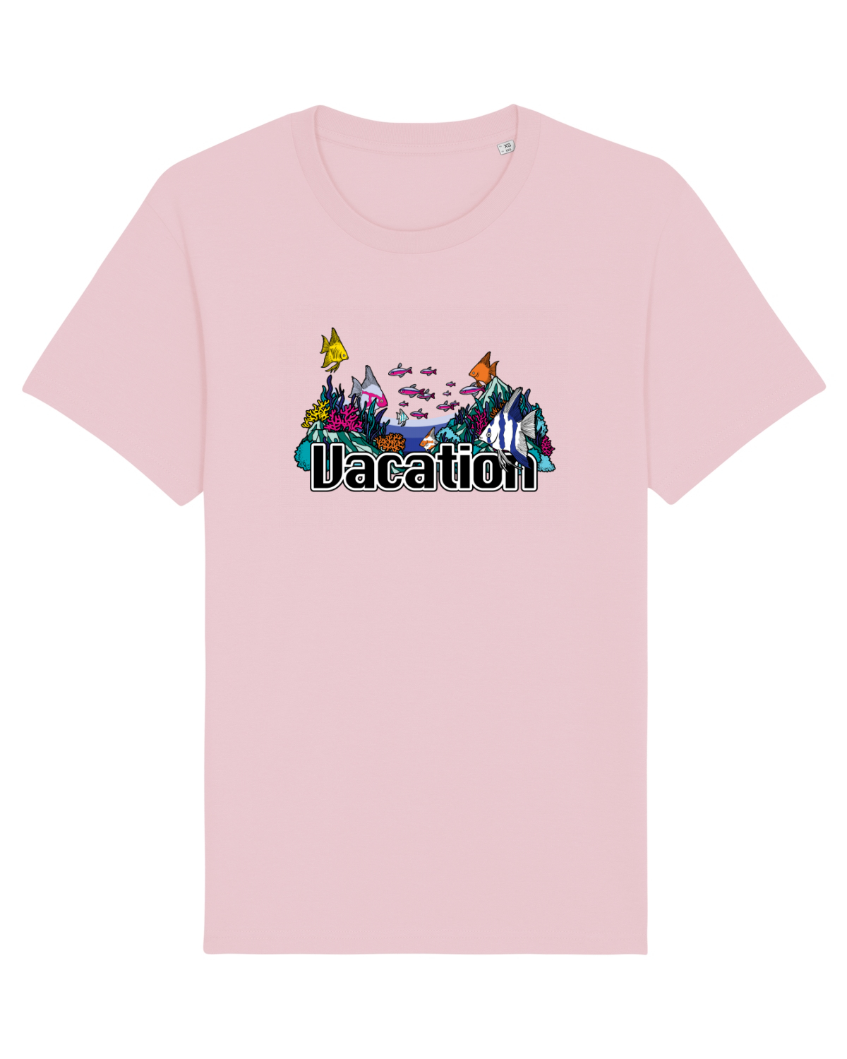 Tricou mânecă scurtă Unisex Rocker Cotton Pink
