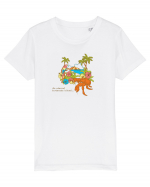 Island Crab Parrot Retro Tricou mânecă scurtă  Copii Mini Creator
