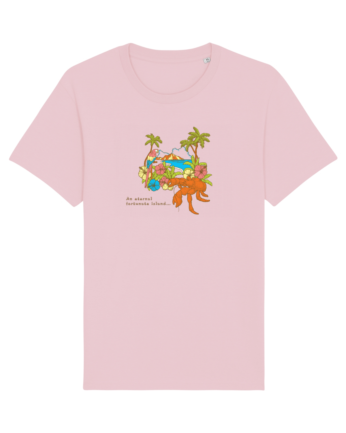 Tricou mânecă scurtă Unisex Rocker Cotton Pink
