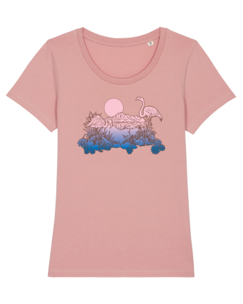 Flamingo Sunset Retro Canyon Pink