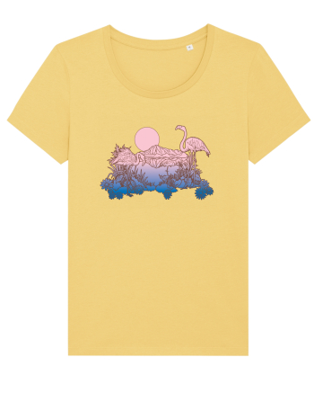Flamingo Sunset Retro Jojoba