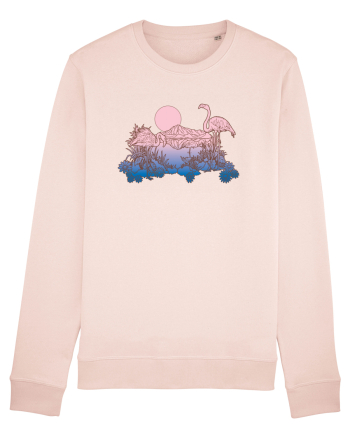 Flamingo Sunset Retro Candy Pink