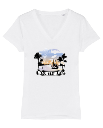 Resort Sailing Retro White