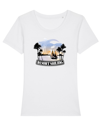 Resort Sailing Retro White