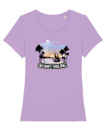 Resort Sailing Retro Tricou mânecă scurtă guler larg fitted Damă Expresser