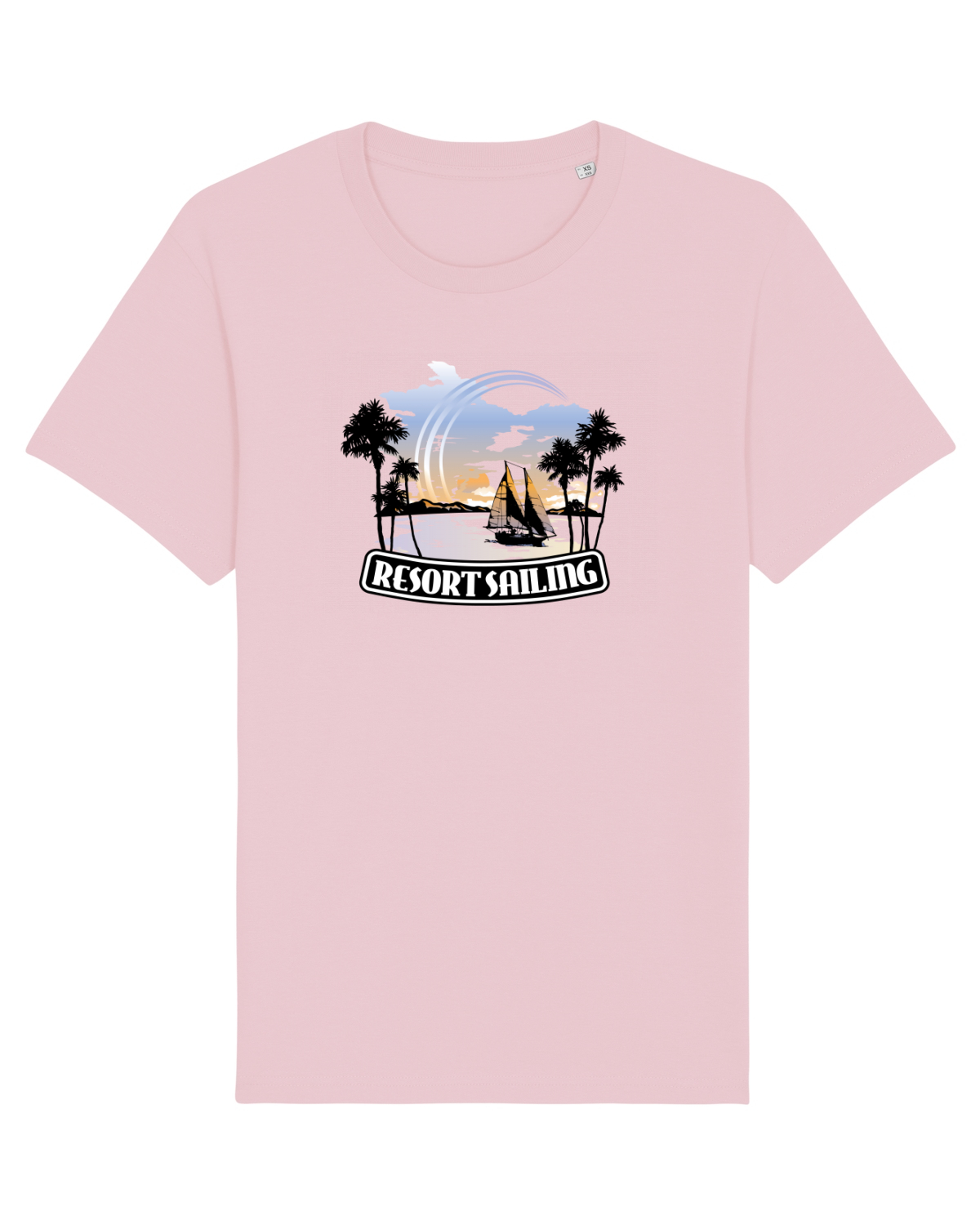 Tricou mânecă scurtă Unisex Rocker Cotton Pink