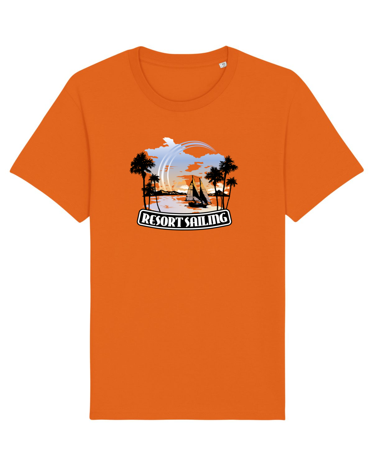 Tricou mânecă scurtă Unisex Rocker Bright Orange