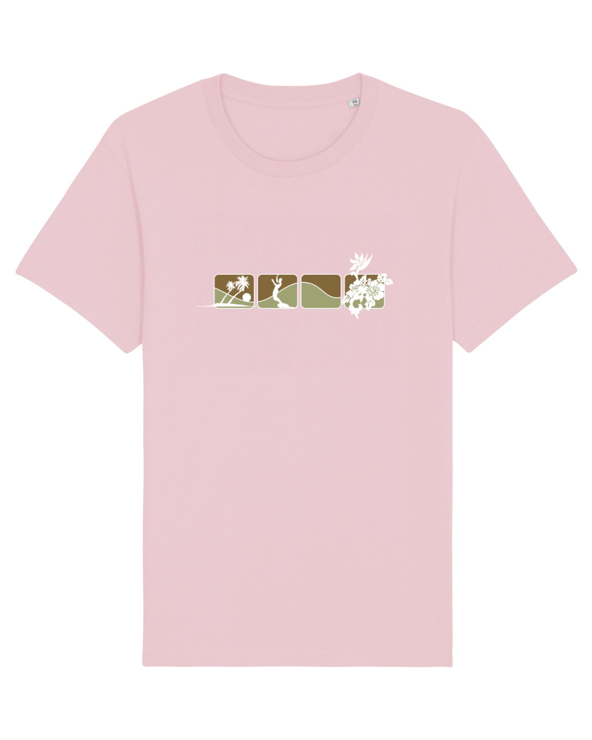 Tricou mânecă scurtă Unisex Rocker Cotton Pink
