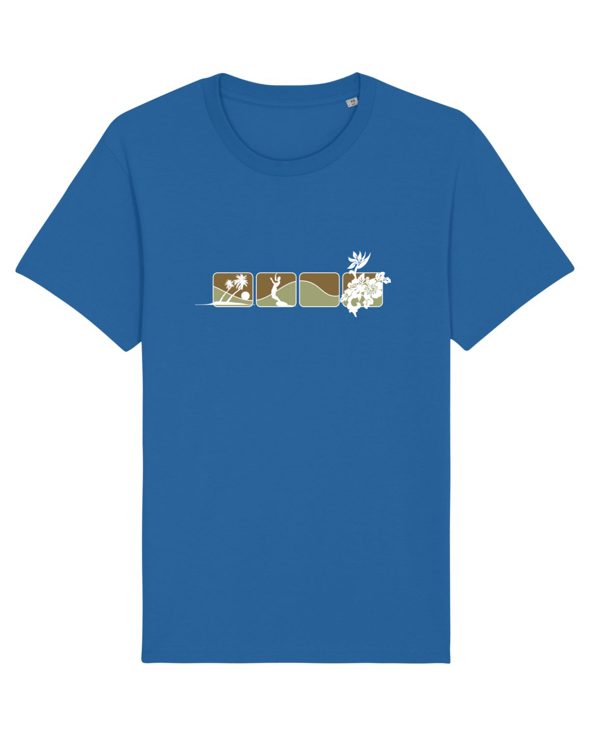 Tricou mânecă scurtă Unisex Rocker Royal Blue