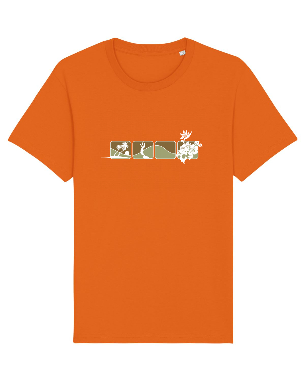 Tricou mânecă scurtă Unisex Rocker Bright Orange