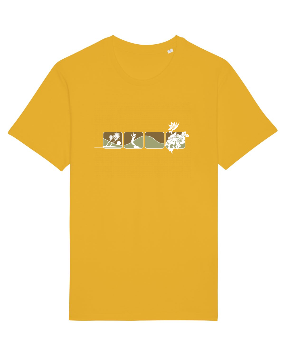 Tricou mânecă scurtă Unisex Rocker Spectra Yellow