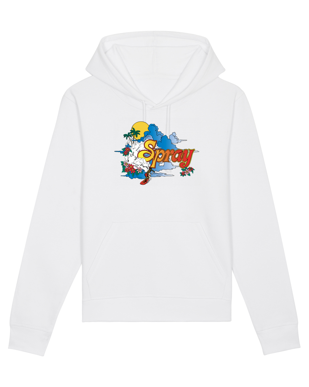 Hanorac Unisex Drummer White