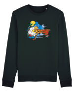 Spray Retro Flowers Bluză mânecă lungă Unisex Rise