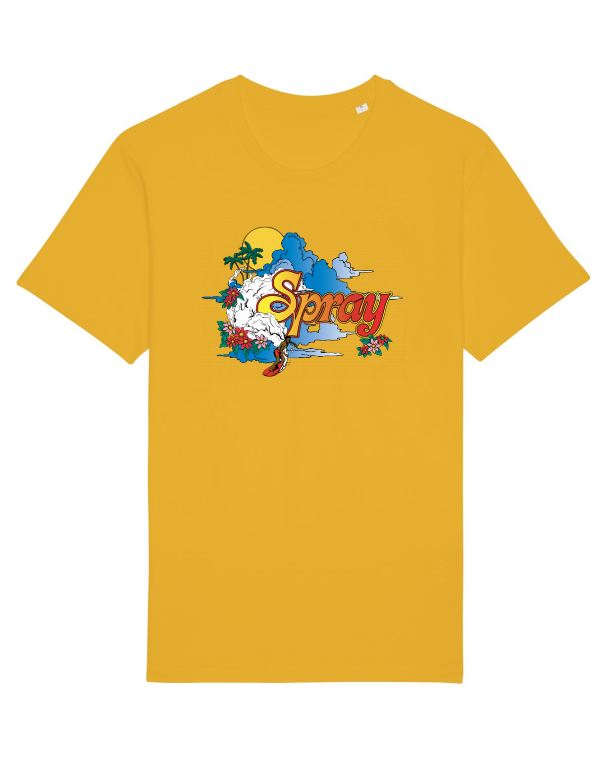 Tricou mânecă scurtă Unisex Rocker Spectra Yellow