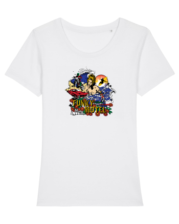 Funky Motel Retro White