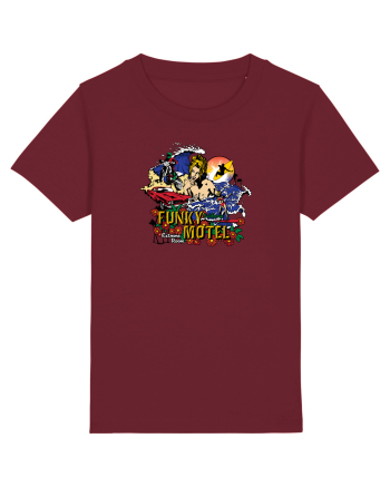 Funky Motel Retro Burgundy