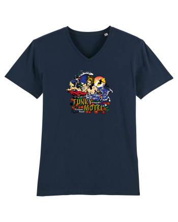 Funky Motel Retro French Navy