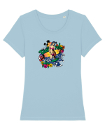 Twister Sexy Surf Tricou mânecă scurtă guler larg fitted Damă Expresser