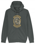 American Native Skull Hanorac cu fermoar Unisex Connector