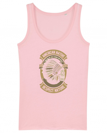 American Native Skull Cotton Pink