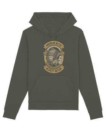 American Native Skull Khaki