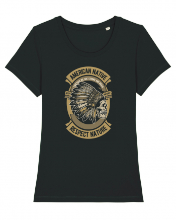 American Native Skull Black