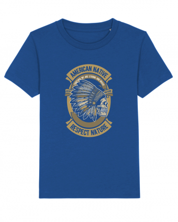 American Native Skull Majorelle Blue