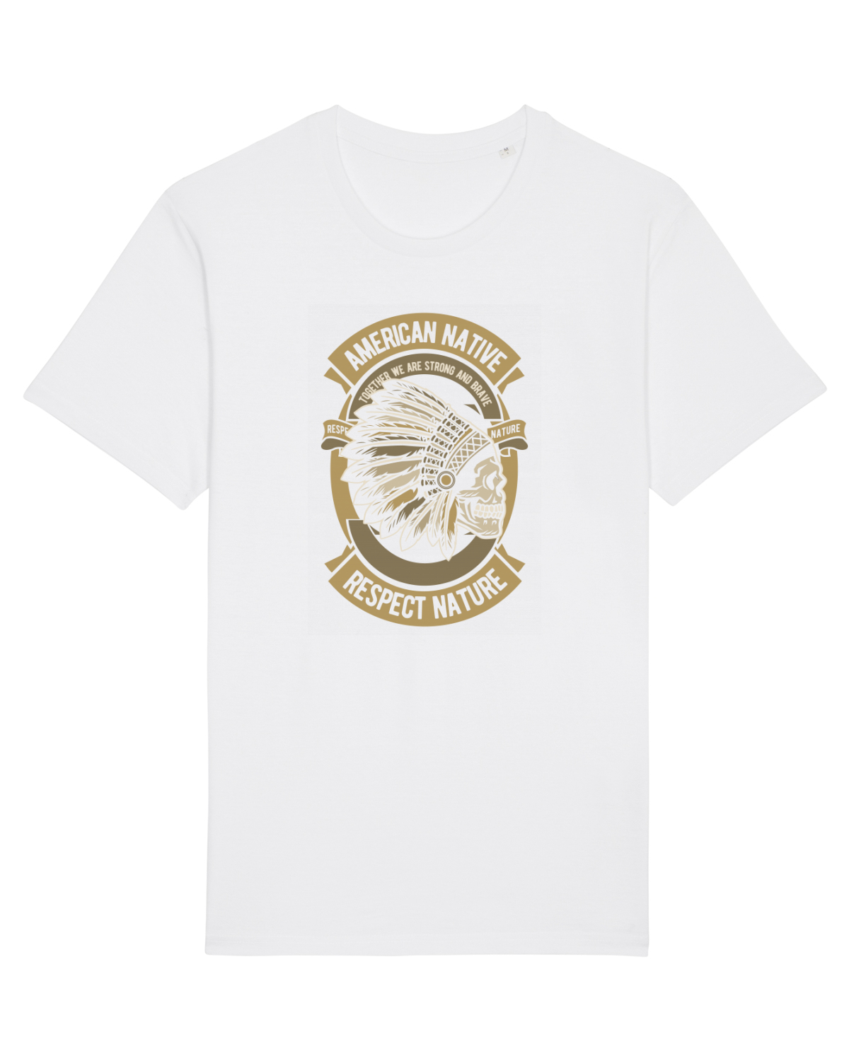 Tricou mânecă scurtă Unisex Rocker White