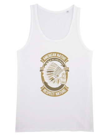 American Native Skull White