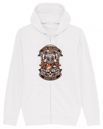 Astronaut Skull White