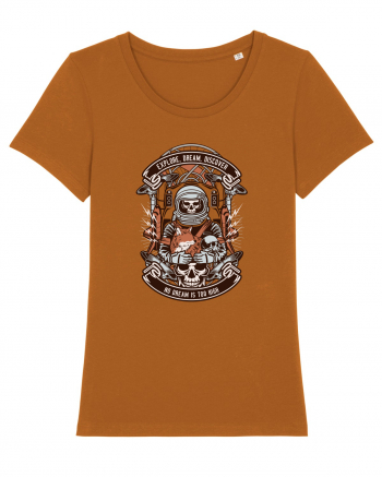 Astronaut Skull Roasted Orange