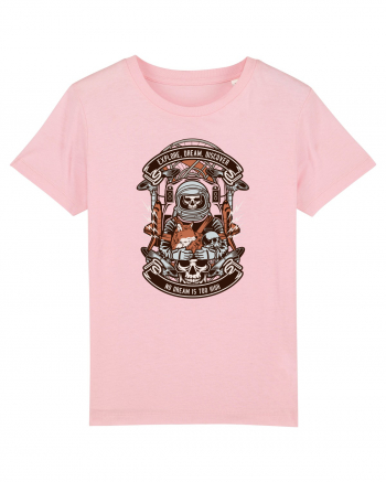 Astronaut Skull Cotton Pink