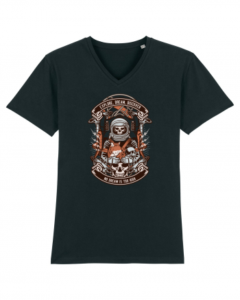 Astronaut Skull Black