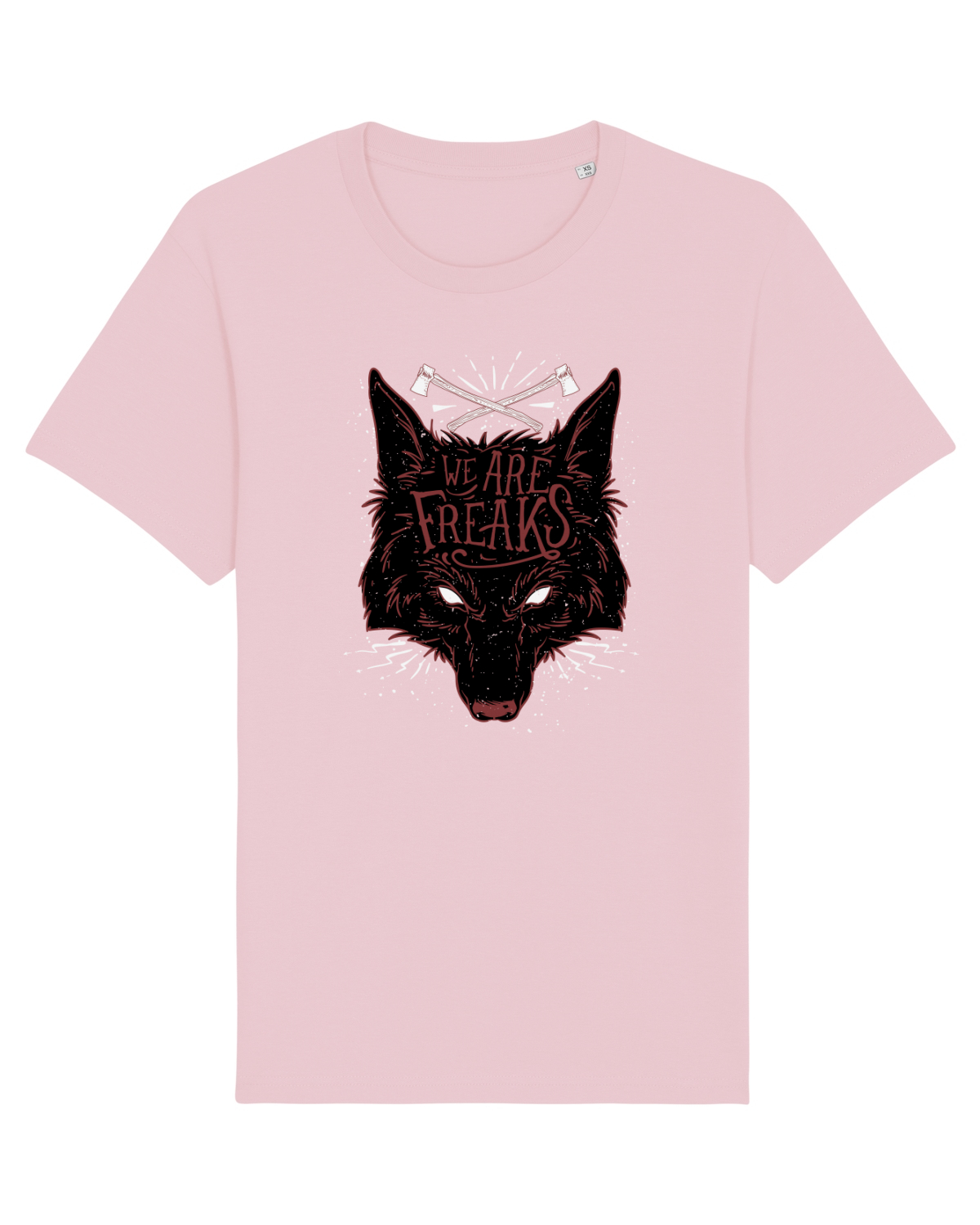Tricou mânecă scurtă Unisex Rocker Cotton Pink