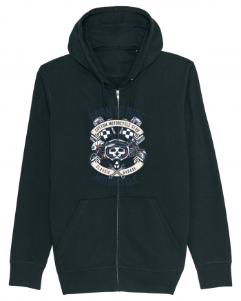 Born To Ride SKull Black