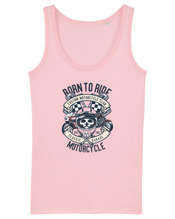 Born To Ride SKull Cotton Pink