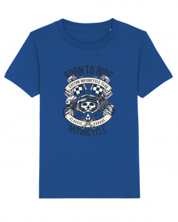 Born To Ride SKull Majorelle Blue