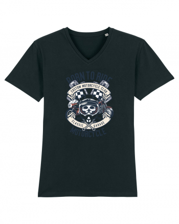 Born To Ride SKull Black