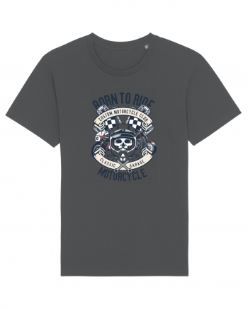 Born To Ride SKull Anthracite