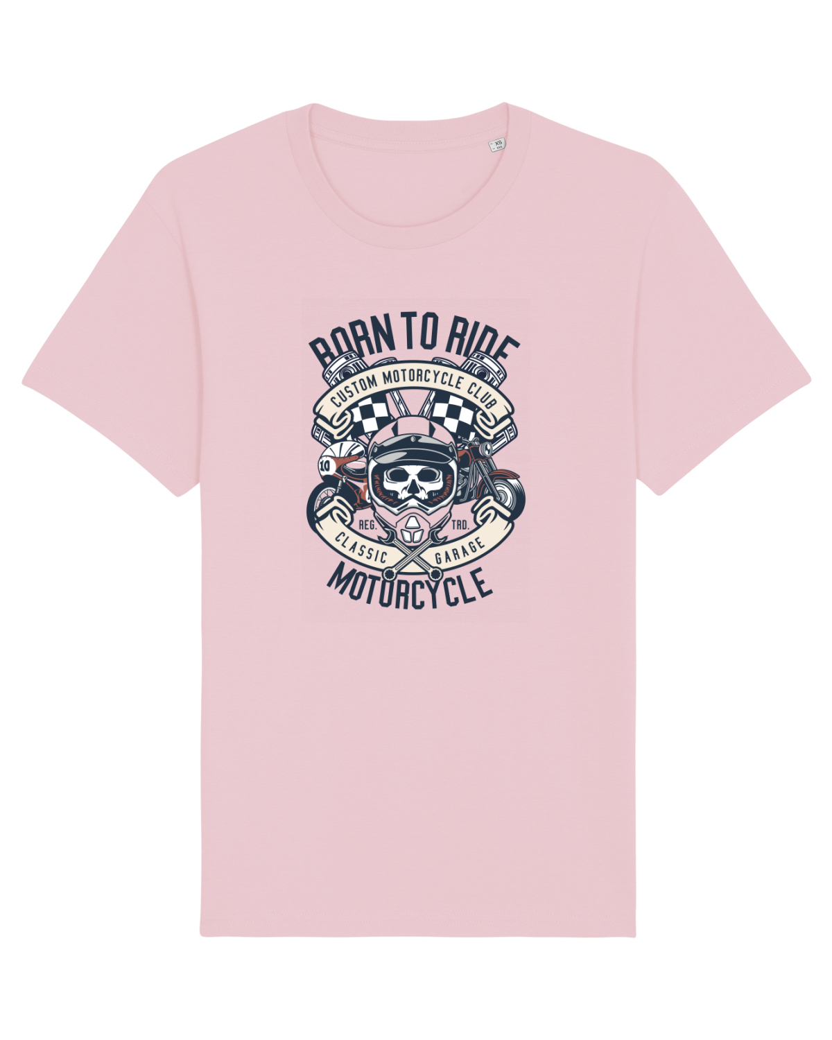 Tricou mânecă scurtă Unisex Rocker Cotton Pink