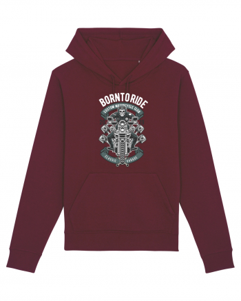 Born To Ride SKeleton Burgundy