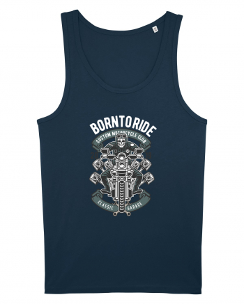 Born To Ride SKeleton Navy