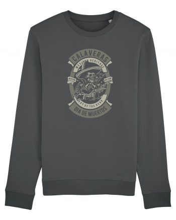 Dia De Muertos Gringo Skull Anthracite