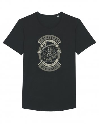 Dia De Muertos Gringo Skull Black