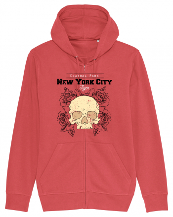 New York City Skull Carmine Red