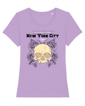New York City Skull Lavender Dawn
