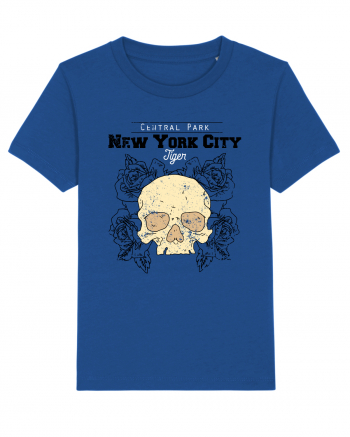 New York City Skull Majorelle Blue