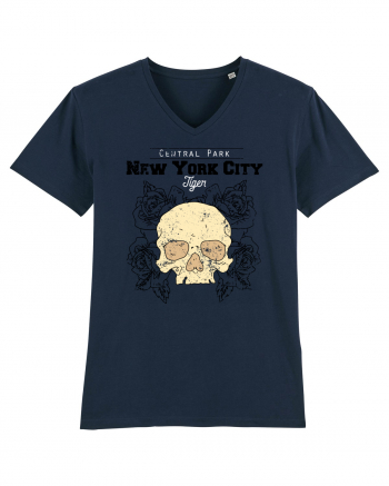 New York City Skull French Navy